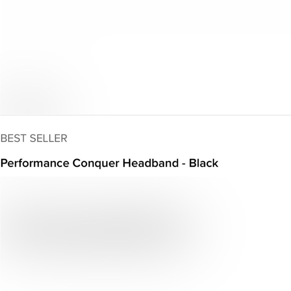 ALO Yoga Sleek Black Hairband With White Logo NEW main image 3